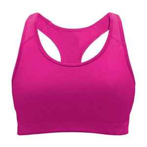 High for Simple Sports <b>Bra</b> for Women Adjustable <b>Straps</b> Breathable 100% Cotton Fabric Secure Fit for Running Gym Training - Product Image 4