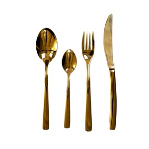 Kitchen Home and Wedding Dinnerware Metal Cutlery Flatware Set <b>Spoon</b> Fork Knife Handcrafted <b>Table</b> Decor - Product Image 2