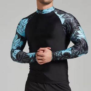 Maillot de surf Rash Vest, vêtement de protection solaire, chemises de compression pour hommes, Rash guard pour hommes - Product Image 4