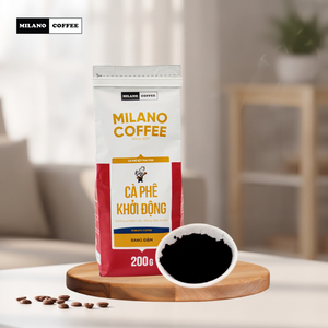 กาแฟโรบัสต้าบดมิลาน โคอิ ตง เวียดนาม 200 กรัม ดัก ลัค คั่วเข้ม รสขม อายุการเก็บรักษา 1 ปี รับผลิตแบบ OEM - Product Image 3