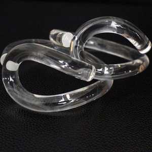 Premium <b>Clear</b> <b>Resin</b> Bangle Lightweight Comfortable Wear Artistic Top Style Acrylic <b>Resin</b> Fashion Jewelry Women Bangles - Product Image 4