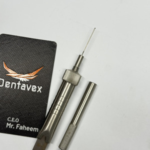 Jauge de profondeur orthopédique en acier inoxydable Dentavex 0-30/40/60/90 mm, instrument chirurgical vétérinaire, outil manuel de mesure osseuse - Product Image 1