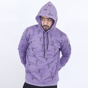 Sweat à capuche unisexe personnalisé avec logo, 80% coton 20% polyester, grandes tailles, confortable, polaire d'hiver, séchage rapide, respirant - Product Image 3