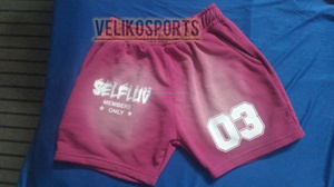 Pantalones cortos informales de gimnasio lavados con ácido para hombre, pantalones cortos Cargo de cintura media antiarrugas de estilo callejero, de lona, teñidos lisos, ecológicos, personalizados - Product Image 6