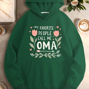 คนโปรดของฉันโทรหาฉัน OMA เสื้อมีฮู้ดลำลองของผู้หญิง - Product Image 1