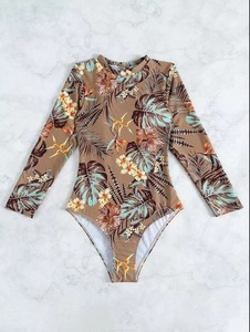 Traje de Baño de Una Pieza con Estampado Floral, Diseño Personalizado, Almohadillas Extraíbles, Venta al Por Mayor OEM, Modelo 2026 - Product Image 3