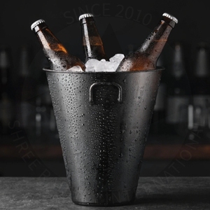 Cubo de Hielo para Enfriar Bebidas de Acero Inoxidable, Capacidad de 5L, para Servicio en Restaurantes y Fiestas - Product Image 2