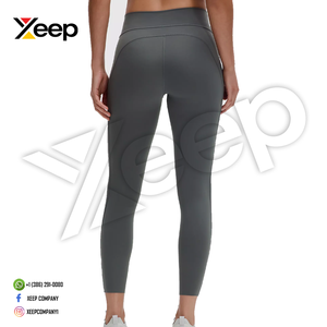 Leggings d'entraînement pour femmes, couleur unie, toucher frais, résistants à l'abrasion, respirants, séchage rapide, extensibles dans quatre directions, soutien optimal, taille haute - Product Image 3