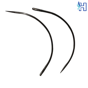 Aguja de tejido curvada tipo C, herramienta profesional para coser cabello, para instalación de extensiones de cabello y fabricación de pelucas - Product Image 2