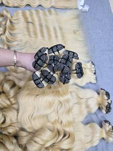 Extensiones de Cabello Humano Remy Vietnamita de Alta Calidad, Más Vendidas, Cabello Rubio con Textura Ondulada Profunda - Product Image 2