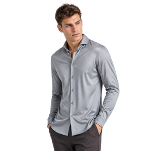 Camisas Casuales de Algodón Mercerizado Suave para Hombre con los Últimos Diseños, Camisetas Polo de Manga Larga para Hombre, para Uso Diario en Verano, Combinan con Todo - Product Image 2