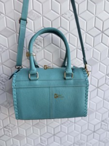 Bolso de Hombro para Mujer, Estilo Bohemio, Hecho a Mano, con Grabado en Cuero, Color Turquesa, Novedad 2026 - Product Image 5