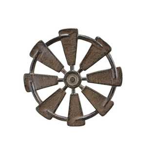 Skies Trader Windmill Cast Iron Trivet Rustic Metal Pot Holder Non Slip Heat Resistant Hot Pad Wholesale Kitchen <b>Table</b> <b>Mat</b> - Product Image 1