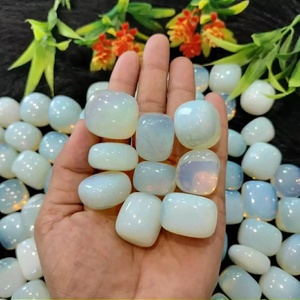 Ópalo Azul de Alta Calidad al por Mayor, Piedra Pulida Natural de Cristal de Ágata para Reiki, Sanación, Meditación, Energía y Feng Shui - Product Image 1