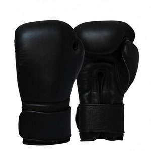 Gants de boxe en cuir bleu et jaune Econex Sports, antidérapants, à lacets, pour adultes, pour l'entraînement en salle de sport - Product Image 4