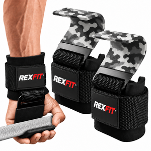Crochets de levage personnalisés pour soulevé de terre et entraînement de traction, avec assistance de préhension, accessoires de fitness en gros, OEM Grip Gym - Product Image 6