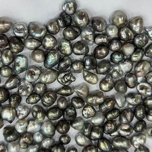 Perles Keshi naturelles de Tahiti, forme irrégulière, non percées, couleurs mélangées, qualité AAA, bijoux en perles de Tahiti, vente en gros, pierres précieuses en vrac - Product Image 4