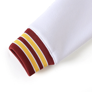 Sweat-shirt décontracté d'hiver en polaire écologique blanc à col zippé personnalisé pour la Fraternité de l'Université Bethune-Cookman, idéal pour la fabrication OEM - Product Image 3