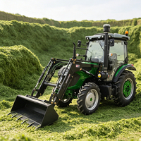 Premium 100 PS 90 PS 4x4 Allrad-Kabinen-Traktor mit Getriebe und Motorkomponenten, anpassbar, Hochleistungs-Traktor