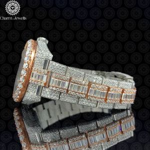 Charm_Jewells Luxury Stainless Steel Round Quartz <b>Watch</b> Analog Dial Sapphire Crystal Diamond Bezel Women - Product Image 2