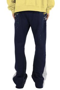 2026 Logo personnalisé haute qualité Streetwear survêtement pantalon hommes élastique large empilé Flare pantalons de survêtement Jogging survêtement pantalon pour hommes pantalon - Product Image 4