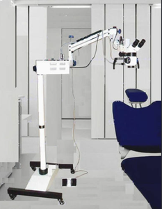 Microscope chirurgical dentaire à 5 niveaux de grossissement avec tête inclinable binoculaire 0-180 °   Zoom continu inclinable pour dentistes… - Product Image 1