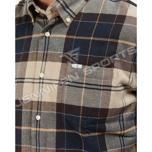 เสื้อเชิ้ตผ้าแฟลนเนลคุณภาพสูง สวมใส่สบาย ทรงหลวม ผ้าฝ้าย 100% แฟชั่นล่าสุดสำหรับผู้ชาย - Product Image 2