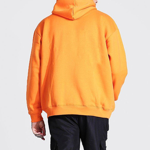 Professional Breathable Oversized Fit Men's <b>Hoodie</b> Fleece Pullover 100% Cotton Customized Casual Eco-Friendly Long Sleeve - Product Image 3