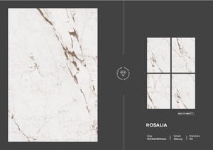 Stylish ACCENTS Glossy Porcelain Anti-Slip 9mm Thick Flooring Tiles 120x180cm Modern Living Room Bedroom Apartment Residential - Product Image 2