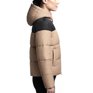Chaqueta de burbujas moderna para mujer, suave, para invierno, con capucha, para uso diario, paseos informales, aventuras al aire libre y viajes. - Product Image 3