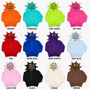 เสื้อฮู้ดดี้สตรีทแวร์แบบหนาพิเศษลายหนาม |   ไม่มีเชือกผูก ขอบดิบ ทรงพอดีตัว |   ผู้ผลิตสินค้าภายใต้แบรนด์ของผู้จ้าง (OEM) - Product Image 4