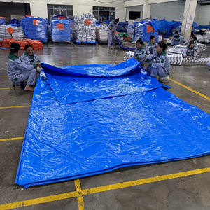 Lona de Polietileno Azul de Alta Resistencia, Gran Capacidad, Colores y Tamaños Opcionales, Protección UV, Cubierta Impermeable - Product Image 2