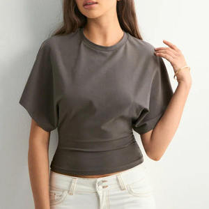 Camisetas Personalizadas OEM 2026, Nueva Colección, Camisetas Elegantes de Alta Calidad para Mujer, Estilo Urbano, Tallas Grandes - Product Image 4