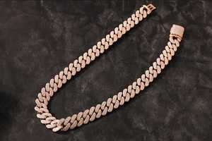 Chaîne cubaine en argent 925 personnalisée avec moissanite, certifiée GRA, collier de mode pour hommes et femmes - Product Image 3