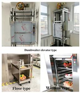 Monte-charge de cuisine 2-5 arrêts, petit élévateur de fret pour <span class=keywords><strong>restaurant</strong></span>, hôpital, service de livraison, certifié CE - Product Image 2