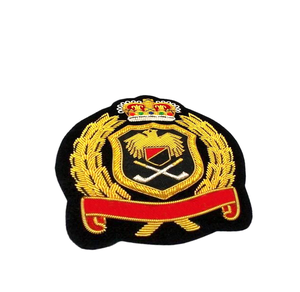Badge de luxe brodé à la main, écologique, sans nickel, avec épingle de sûreté, décoration personnalisée, badges brodés à la main - Product Image 6