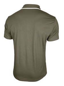 Polos de Hombre de Algodón de Primera Calidad con Logotipo Bordado Personalizado, Polos Casuales de Marca, Camisetas Casuales de Punto Transpirables de Color Sólido - Product Image 3
