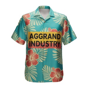 Camisas Hawaianas Personalizadas para Hombre, Camisas de Manga Corta con Estampado de Árbol Digital de Talla Grande, Marca de Alta Calidad, Verano y Playa - Product Image 2