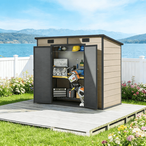Casetta da Giardino per Esterni, Pratica Casetta Attrezzi per i Tuoi Oggetti Essenziali da Esterno - Product Image 6
