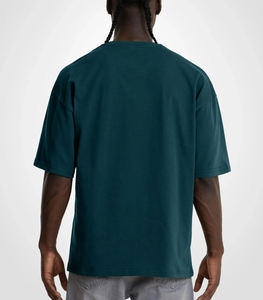 T-shirt formel personnalisé pour homme à manches courtes 100 % coton, respirant, col rond, tissu doux, confortable et infroissable pour l'été - Product Image 1