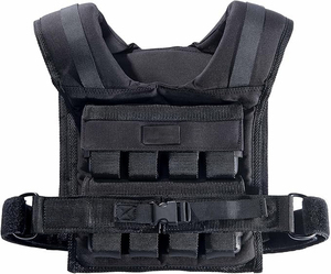 Chaleco con Peso para Hombre, 18 Libras |   28 libras |   35 libras |   45 libras |   Chaleco de Entrenamiento con Peso de 65 Libras, con Pesas de Hierro Extraíbles, de Alta Resistencia - Product Image 1
