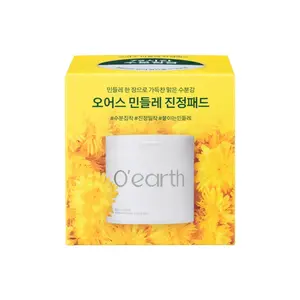 O'earth Bonne qualité Soonjin Vegan Toner Pad 90P Set Doux Calmant Soins de la peau - Product Image 1