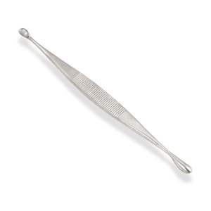 Curette osseuse Jacobson A-1 VERITAS de qualité supérieure, instrument chirurgical dermatologique manuel en acier inoxydable pour comédons - Product Image 3