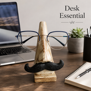 Soporte Decorativo de Madera para Gafas | Divertido Soporte para Gafas con Forma de Nariz, Organizador para el Hogar u Oficina, Idea de Regalo, Artesanía de Primera Calidad, Deluxe - Product Image 2