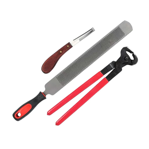 High Quality <b>3</b> Piece Farrier Hoof Kit Veterinary Instruments Set Stainless Steel Hoof Care Tools for Horses Livestock - Product Image 6
