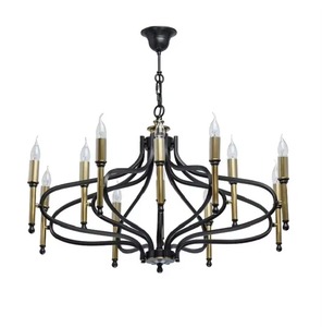 Lustre moderne en laiton avec abat-jour en verre, forme circulaire, luminaire pour décorations intérieures - Product Image 6