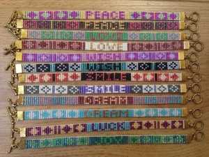 กำไลข้อมือลูกปัดทำมือ ลายหินสีดำเหลืองเงิน NOUSHAD HANDICRAFTS NH-696 รับรองโดย IGI ผลิตภัณฑ์ตัวอย่างจากอุตรพัฒนา - Product Image 5