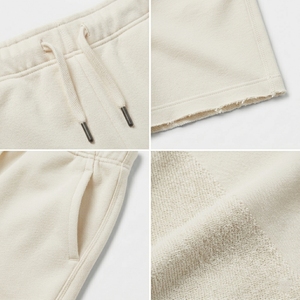 Shorts en coton de qualité supérieure, toucher doux, taille élastique, shorts décontractés de luxe pour l'été, à porter tous les jours - Product Image 6