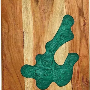 Planche à découper en bambou de style industriel Bloc à découper en bois de résine de meilleure qualité pour la cuisine ou la fête à la maison ou à l'hôtel - Product Image 1