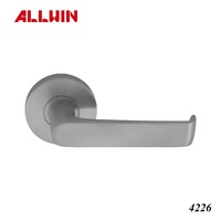 Poignée de porte moderne en L avec roseau, finition satinée, en acier inoxydable, laiton et alliage de bois pour hôtel, bureau, maison, chambre et entrée